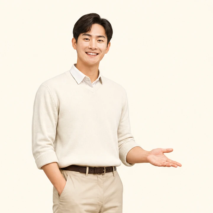 신용불량자 신차 장기렌트카 상담 신청을 안내하는 담당자